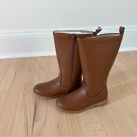 Old Navy Faux-Leather Tall Riding Boots Size 13 - Picture 6 of 8